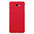 Etui Plastique Rigide Mat pour Samsung Galaxy On7 (2016) G6100 Rouge Petit