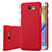 Etui Plastique Rigide Mat pour Samsung Galaxy On7 (2016) G6100 Rouge Petit