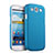 Etui Plastique Rigide Mat pour Samsung Galaxy S3 III LTE 4G Bleu Ciel