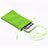 Etui Pochette Velour Universel Vert Petit