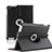 Etui Portefeuille Cuir Rotatif pour Apple iPad 3 Noir