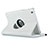 Etui Portefeuille Cuir Rotatif pour Apple iPad Mini 2 Blanc Petit