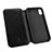 Etui Portefeuille Flip Cuir pour Apple iPhone Xs Max Noir Petit