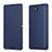 Etui Portefeuille Flip Cuir pour Sony Xperia C S39h Bleu