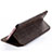 Etui Portefeuille Livre Cuir L04 pour Apple iPhone 6 Marron Petit