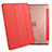 Etui Portefeuille Livre Cuir pour Apple iPad Air Rouge Petit