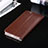 Etui Portefeuille Livre Cuir pour Apple iPhone 6 Marron Petit