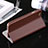 Etui Portefeuille Livre Cuir pour Apple iPhone 6 Marron Petit