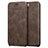 Etui Portefeuille Livre Cuir pour Apple iPhone 7 Marron