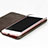 Etui Portefeuille Livre Cuir pour Apple iPhone 8 Marron Petit