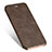 Etui Portefeuille Livre Cuir pour Apple iPhone 8 Marron Petit