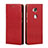 Etui Portefeuille Livre Cuir pour Huawei Honor Play 5X Rouge