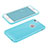 Etui Silicone avec Trou Souple Couleur Unie pour Apple iPhone 6 Bleu Ciel Petit