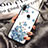 Etui Silicone Fleurs Souple Couleur Unie pour Huawei P20 Lite Bleu