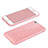 Etui Silicone Gel Souple Couleur Unie pour Apple iPhone 6S Plus Rose Petit