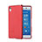 Etui Silicone Gel Souple Couleur Unie pour Sony Xperia Z3+ Plus Rouge