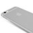 Etui Ultra Fine Mat Silicone Souple Transparente pour Apple iPhone 6S Gris Petit