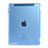 Etui Ultra Fine Plastique Rigide Transparente pour Apple iPad 2 Bleu Ciel