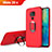 Etui Ultra Fine Silicone Souple avec Support Bague Anneau Aimante Magnetique pour Huawei Mate 20 X 5G Rouge