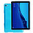 Etui Ultra Fine Silicone Souple Transparente pour Huawei MediaPad C5 10 10.1 BZT-W09 AL00 Bleu Petit