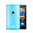 Etui Ultra Fine Silicone Souple Transparente pour Nokia Lumia 925 Bleu