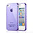 Etui Ultra Fine TPU Souple Transparente pour Apple iPhone 4 Violet