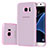 Etui Ultra Fine TPU Souple Transparente T07 pour Samsung Galaxy S7 Edge G935F Rose Petit