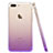 Etui Ultra Fine Transparente Souple Degrade pour Apple iPhone 7 Plus Violet Petit