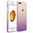 Etui Ultra Fine Transparente Souple Degrade pour Apple iPhone 7 Plus Violet Petit