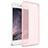 Etui Ultra Slim Mat Silicone Souple Transparente pour Apple iPhone 6S Rose Petit