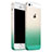 Etui Ultra Slim Transparente Souple Degrade pour Apple iPhone 5S Vert Petit