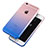 Etui Ultra Slim Transparente Souple Degrade pour Apple iPhone 6S Bleu Petit