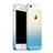 Etui Ultra Slim Transparente Souple Degrade pour Apple iPhone SE Bleu Petit