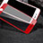 Film Protecteur d'Ecran Verre Trempe Integrale F18 pour Apple iPhone 7 Rouge Petit