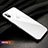 Film Verre Trempe Arriere Protecteur d'Ecran B02 pour Apple iPhone X Blanc