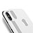 Film Verre Trempe Arriere Protecteur d'Ecran B03 pour Apple iPhone X Blanc