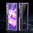 Housse Antichocs Rigide Transparente Crystal AC2 pour Huawei Mate Xs 2 Violet