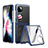 Housse Antichocs Rigide Transparente Crystal QH2 pour Huawei P60 Pocket Petit