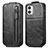 Housse Clapet Portefeuille Cuir pour Motorola Moto G73 5G Noir