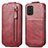 Housse Clapet Portefeuille Cuir pour Nokia G100 Rouge