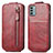 Housse Clapet Portefeuille Cuir pour Nokia G22 Rouge