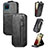 Housse Clapet Portefeuille Cuir pour Samsung Galaxy F12 Petit