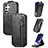 Housse Clapet Portefeuille Cuir pour Samsung Galaxy S22 Ultra 5G Petit