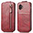 Housse Clapet Portefeuille Cuir pour Samsung Galaxy XCover 6 Pro 5G Rouge