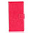 Housse Clapet Portefeuille Livre Cuir L01 pour Sony Xperia XZ1 Compact Rose Rouge