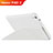 Housse Clapet Portefeuille Livre Cuir L02 pour Huawei Honor Pad 2 Blanc