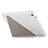 Housse Clapet Portefeuille Livre Cuir L02 pour Huawei Honor Pad 2 Blanc Petit