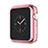 Housse Contour Luxe Aluminum Metal A01 pour Apple iWatch 2 42mm Rose Petit