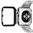 Housse Contour Luxe Aluminum Metal C01 pour Apple iWatch 2 38mm Noir Petit