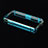 Housse Contour Luxe Aluminum Metal pour Apple iPhone 4 Bleu Ciel Petit